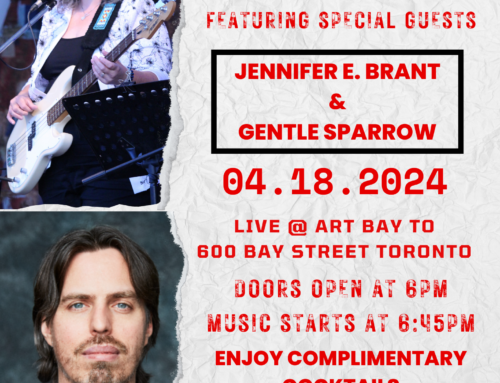 AM to FM LIVE is BACK! Join us April 18, 2024 at ARTBAY TO for an evening of live performances by Jennifer E. Brant and Gentle Sparrow!